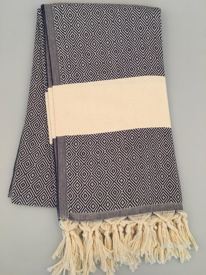 Toalla de Playa Turca Peshtemal Licia Myra (430g)