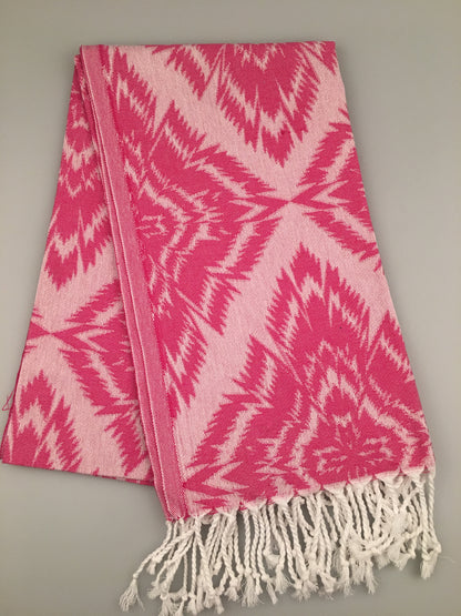 Турецкое жаккардовое полотенце Пештемаль Larisa (300г / 400г)