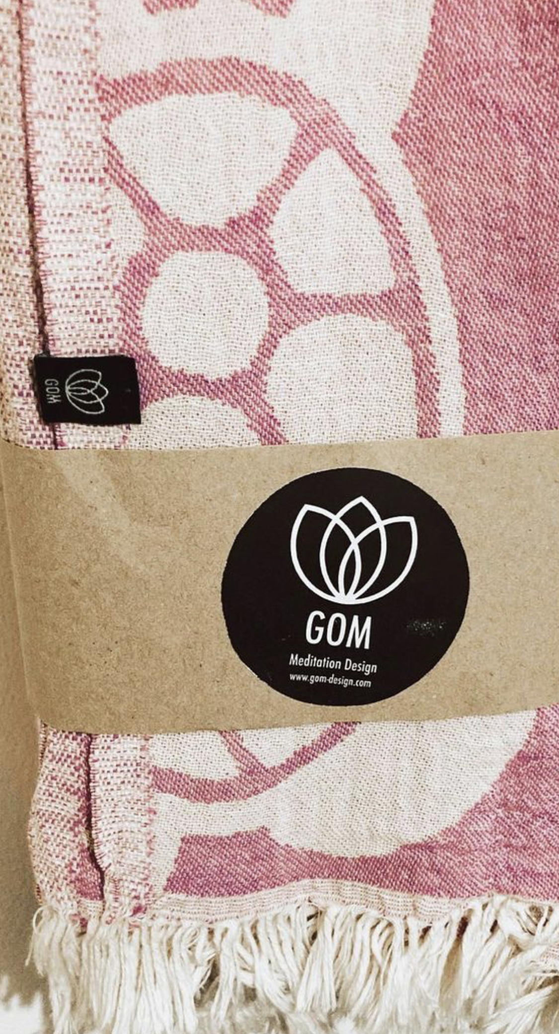 1000 pcs - COTTON LABEL: Custom design printed label production order