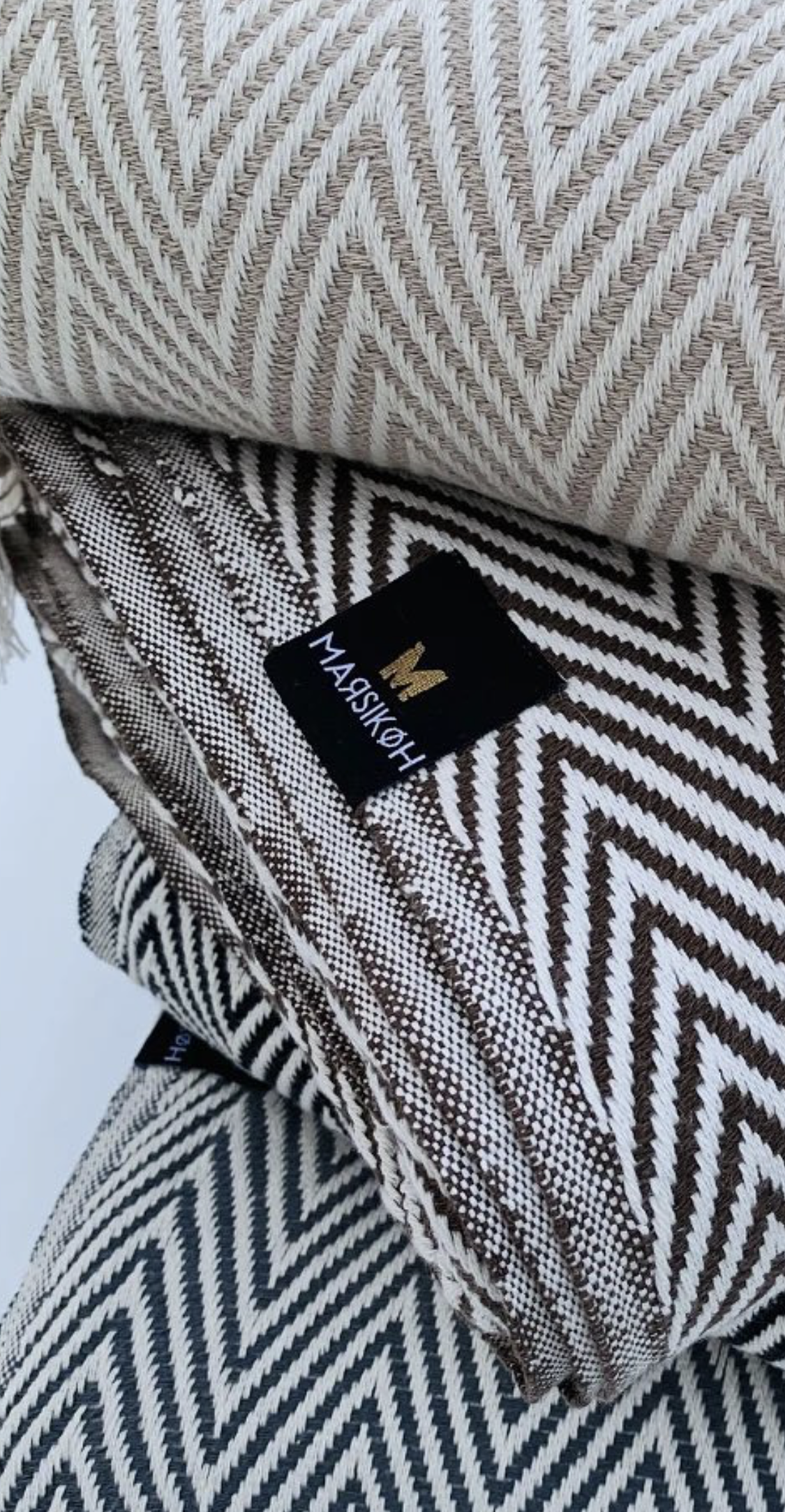 1000 pcs - COTTON LABEL: Custom design printed label production order